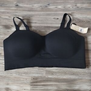 Truekind Supportive Comfort Wireless Shaping Bra In Black Women's Size 3X